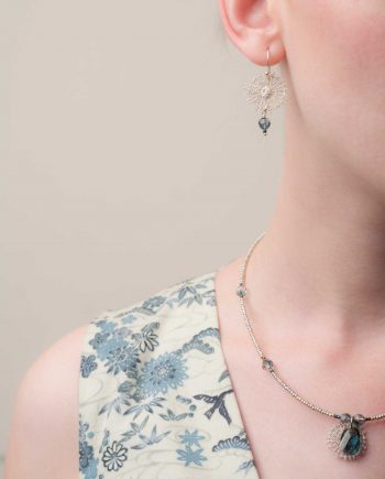 Astres | Céleste | Dentelle et perle 6mm