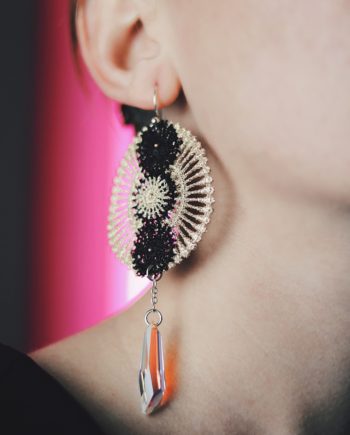 Astres | Eclipse | Dentelle et Swarovski