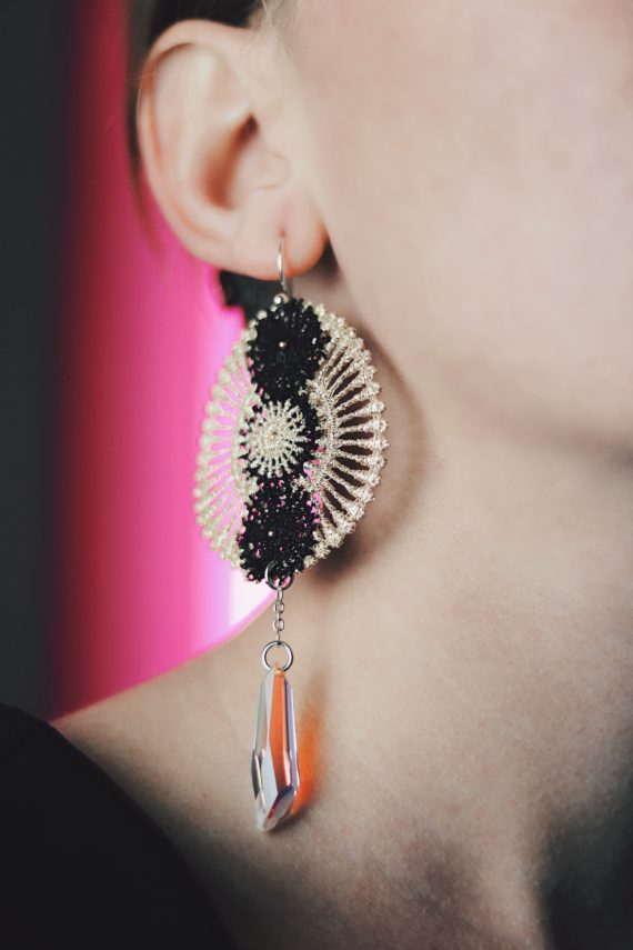 Astres | Eclipse | Dentelle et Swarovski